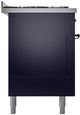 Ilve® Nostalgie II Series 60" Midnight Blue Pro Style Dual Fuel Range-2