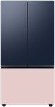 Samsung Bespoke 18" Navy Steel French Door Refrigerator Top Panel-2