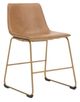 Signature Design by Ashley® Ciabori Gold/Toast Upholstered Dining Side Chair-0