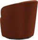 Coaster® Joyce Burnt Orange Swivel Chair-2