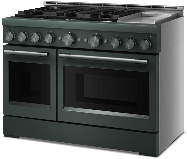KitchenAid® 48" Juniper 6 Burner Freestanding Pro Style Gas Range with Griddle-3