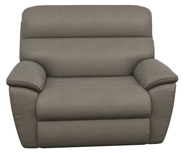 La-Z-Boy® Roman Grey Leather Manual Reclining Chair and a Half-1