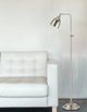 Cal® Lighting & Accessories Pharmacy Brushed Steel Floor Lamp with Adjust Pole-2