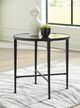 Signature Design by Ashley® Cadeburg Glass Table Top Accent Table with Black Metal Base-3