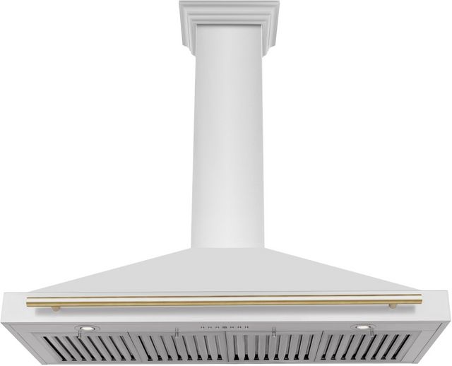 ZLINE 48" Autograph Edition Stainless Steel Wall Mounted Range Hood-3