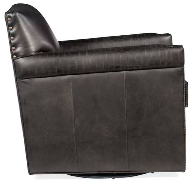 Hooker® Furniture CC Potter Old Saddle Fudge Swivel Club Chair-1