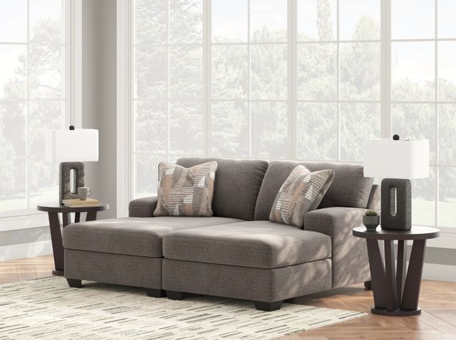Signature Design by Ashley® Seyler Lane 2-Piece Graystone Super Chaise-2