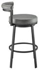 Armen Living Neura Black/Grey Barstool-2