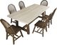 Jofran Inc. Sierrafina Cortado Hoop Back Dining Side Chair-1