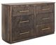 International Furniture Direct Dark Mezquite Gray Dresser-0