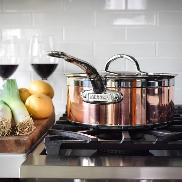 Hestan® CopperBond® 4 Qt. Copper Saucepan-4