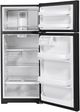 GE® 28" 17.5 Cu. Ft. Black Top Freezer Refrigerator-2