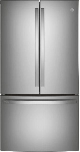 GE Profile™ 36" 23.1 Cu. Ft. Fingerprint Resistant Stainless Steel Counter Depth French Door Refrigerator