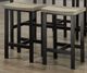 Titus Furniture Gray And Black 5 Piece Pub Set-1