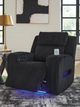 Signature Design by Ashley® Forest Lake Black Power Recliner with Adjustable Headrest-5