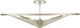 Currey & Company Compass Contemporary Silver Leaf Semi-Flush Lighting-2