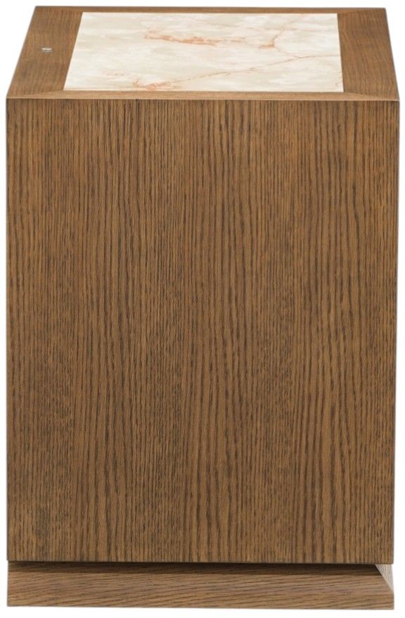 Michael Amini® Portrait Sienna Brown 2-Drawer Nightstand-1