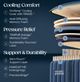 Stearns & Foster® Reserve 16" Innerspring Medium Tight Top Split King Mattress, Includes 2 Pieces-3