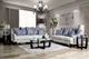 Furniture of America® Sisseton Light Gray Sofa and Loveseat Set-0