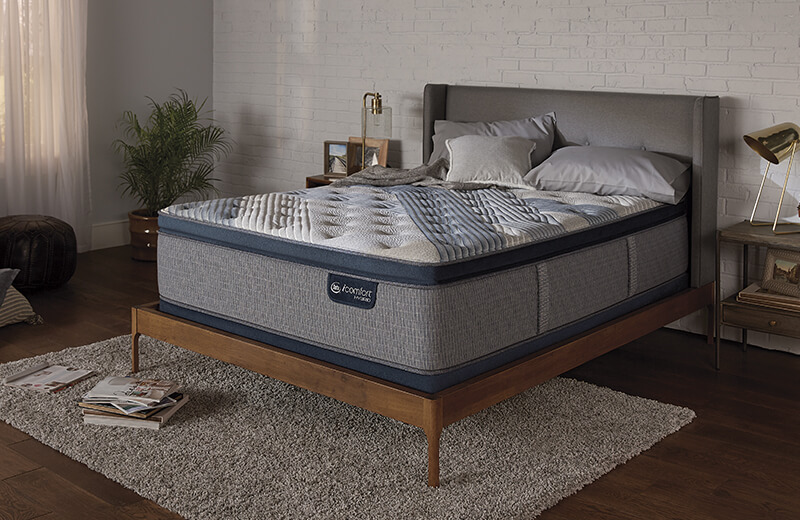 Serta icomfort hybrid blue fusion 1000 shops plush pillow mattress