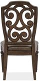 Magnussen Home® Durango Willadeene Brown Dining Side Chair with Upholstered Seat-4