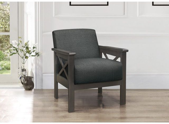 Mazin Furniture Herriman Dark Gray Accent Chair-3