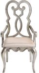 ACME Furniture Esteban 2-Piece Antique Champagne/Ivory Arm Chair Set-1