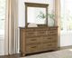 Signature Design by Ashley® Karallin 3-Piece Medium Brown King Panel Bedroom Set-4