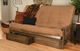 Kodiak Furniture Tucson Suede Peat/Rustic Walnut Queen Storage Futon with Mattress-4
