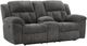 Signature Design by Ashley® Frohn Graphite Reclining Loveseat with Console-0