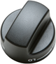Wolf® 36" Sealed Burner Rangetop Black Knobs Kit-0