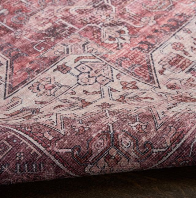 Nourison Home™ Nourison Washables NWB15 Red 5'x7' Area Rug-3