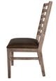 International Furniture Direct White Balam 2-Piece Camel Brown Side Chair Set-2
