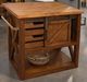 YHD Dempsey Brown Kitchen Island-1