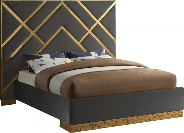 Meridian Furniture Vector Grey Queen Bed-0