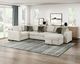 Homelegance® Isla 4-Piece Sage Sand Sectional with Reversible Chaise-1
