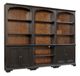 Aspenhome® Hampton Black Cherry Door Bookcase-1