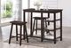 ACME Furniture Nyssa 3-Piece Walnut Counter Dining Set-1