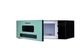 Unique Appliances Classic Retro 30" 1.2 Cu. Ft. Mint Green Over the Range Microwave-3