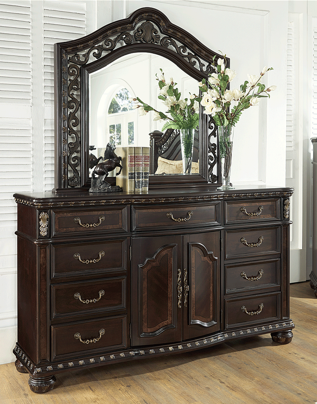Steve Silver Co. Monte Carlo Cocoa Dresser and Mirror-4
