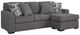 Signature Design by Ashley® Gardiner Pewter Chaise Sofa-0