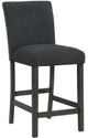 Coaster® Alba 2-Piece Black/Charcoal Gray Dining Counter Stool Set-3