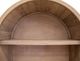 International Furniture Direct Natural Parota Brown Bookcase-3