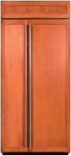 Sub-Zero® 20.6 Cu. Ft. Panel Ready Built In Side By Side Refrigerator-0