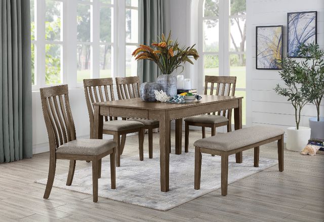 Homelegance® Armhurst Brown Dining Bench-1