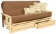 Kodiak Furniture Monterey Marmont Mocha/Antique White Full Storage Futon with Mattress-0