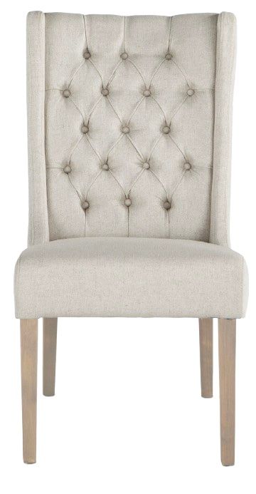 Home Trends & Design Lara Napoleon/Off White Dining Chair-1