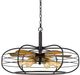 Cal® Lighting & Accessories Margo Dark Bronze Chandelier-0