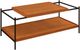 ACME Furniture Oaken Honey Oak Coffee Table with Black Frame-0