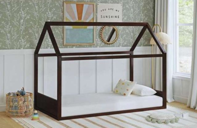 Elements International Sami Espresso Youth Twin Bed-1